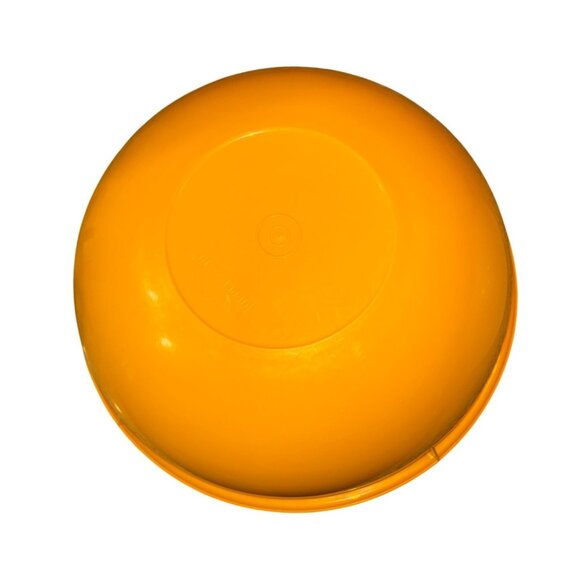 Tupperware 26 Cup Mixing Bowls Set Of 2 12-Inch Yellow & Orange Plastic Kitchenw - Picture 5 of 6